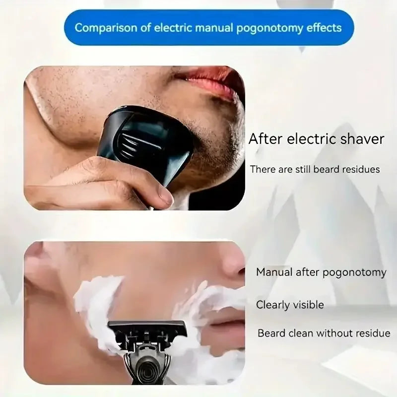6-Blade Manual Razor for Women – Easy Blade Replacement