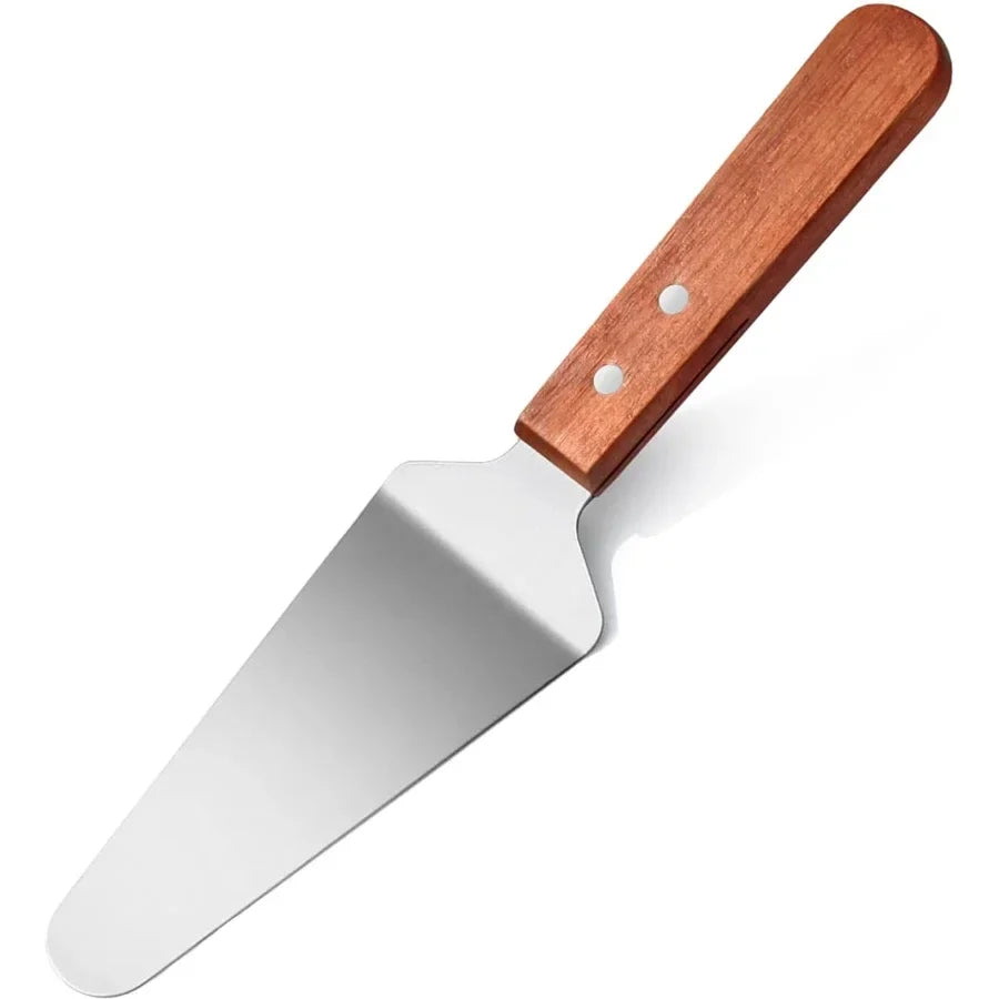 Stainless Steel Pizza Peel Spatula Non-slip Heat-resistant Handle