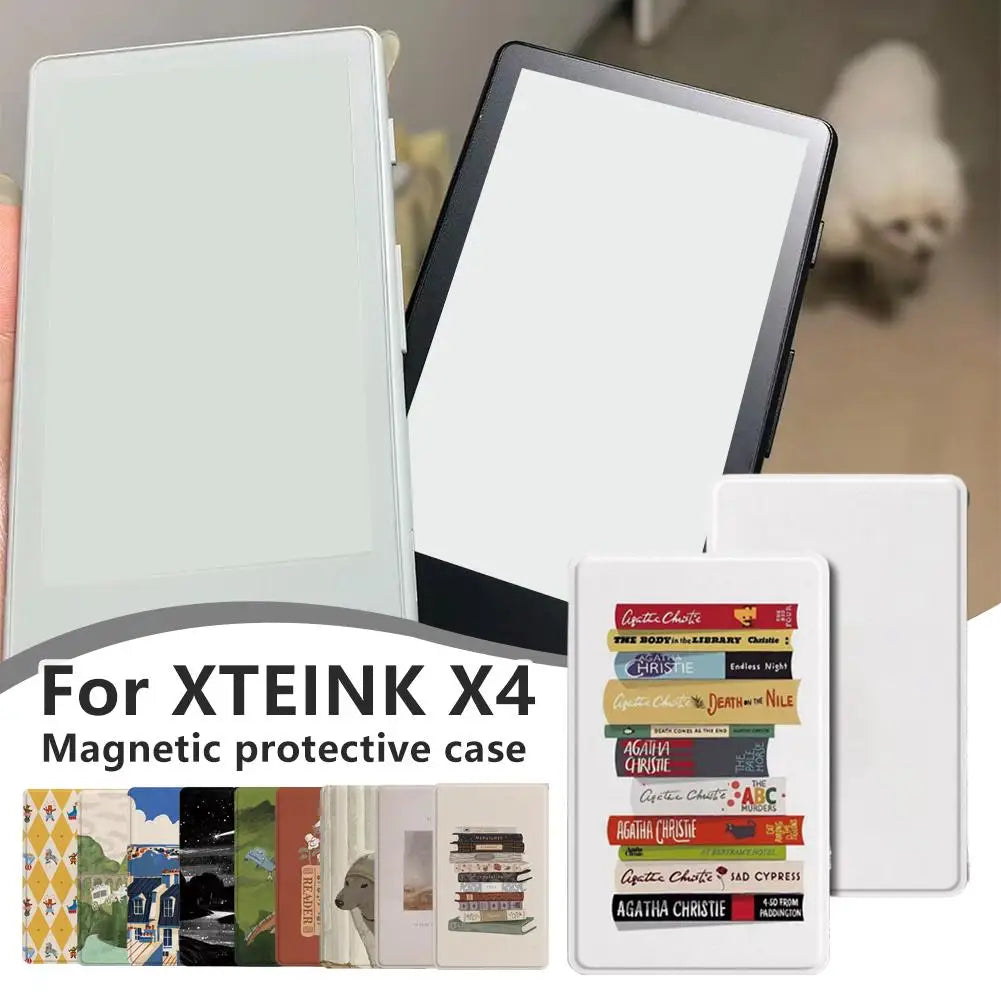 XTEINK X4 Magnetic Flip Case – Shockproof E-Reader Cover 4.3"