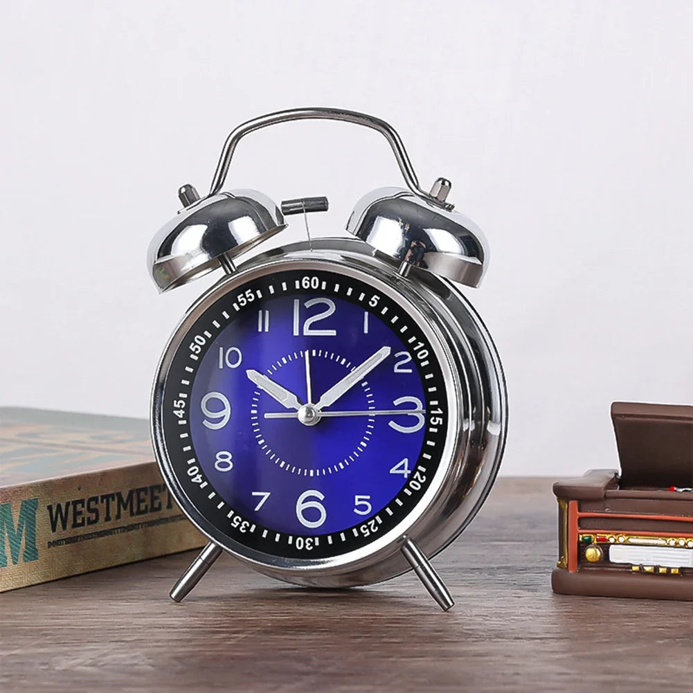 Twin-Bell Vintage Alarm Clock | Loud, Compact & Retro