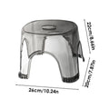 Clear Shower Corner Stool – Waterproof Bathroom Bench