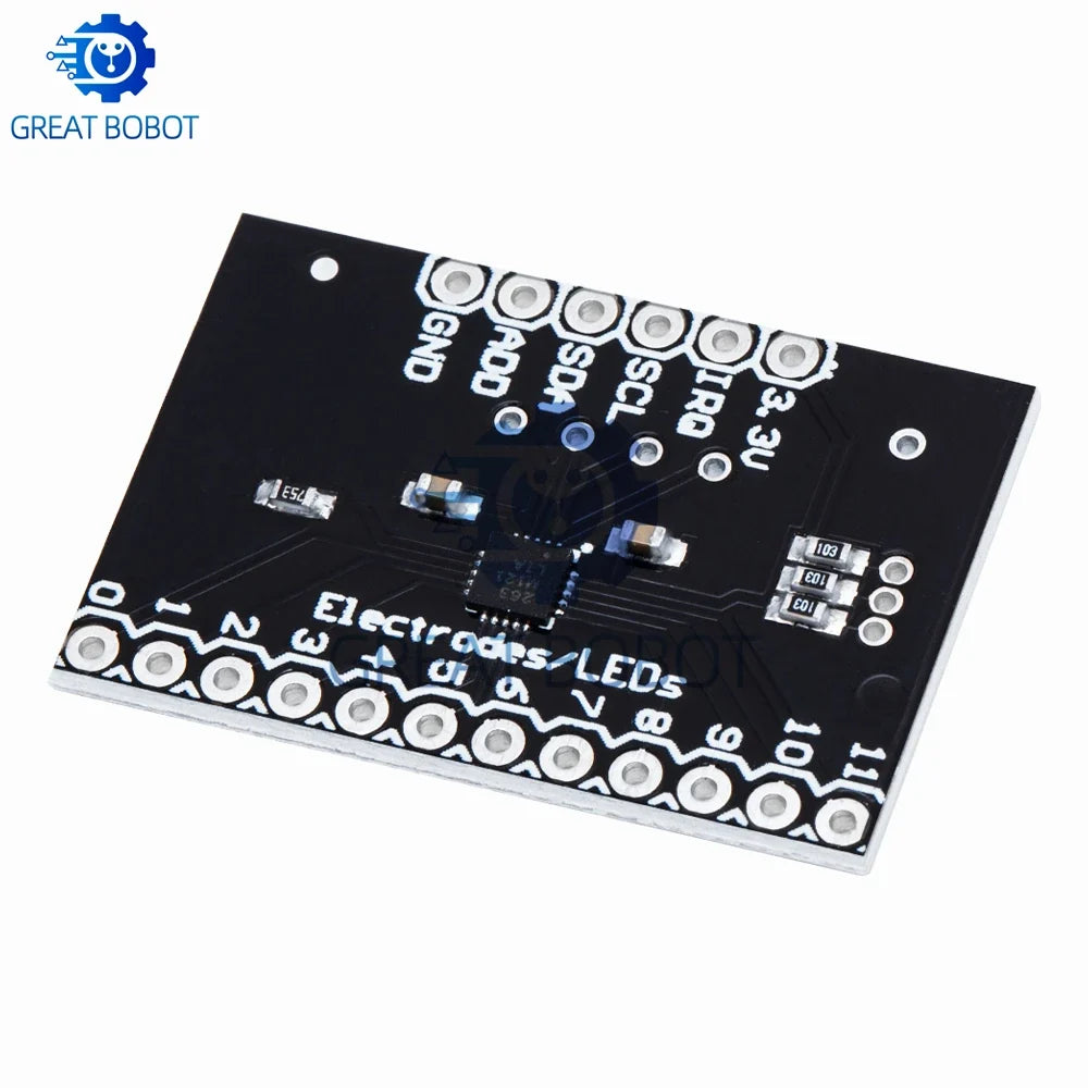 MPR121 Capacitive Touch Sensor Module – I2C Arduino Keyboard