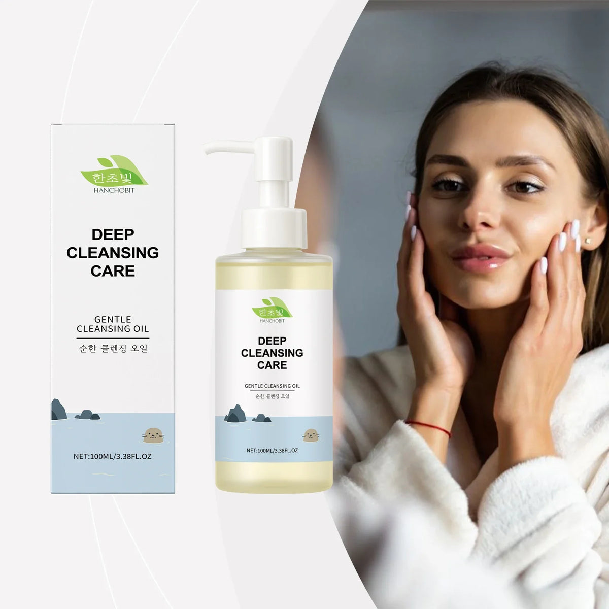 Hanchobit Cleansing Facial Oil | Deep Pore Cleanser 100ml