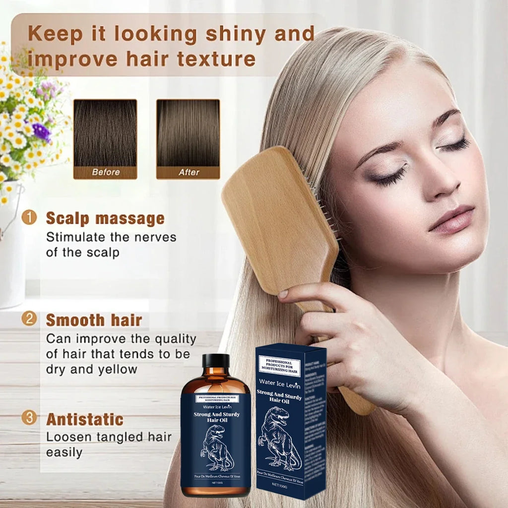 Hair Oil with Hyaluronic Acid, Olive & Coconut Oil | Soft & Shiny