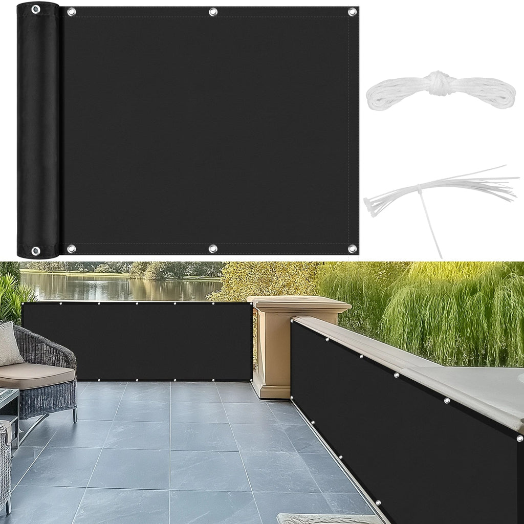 Waterproof Balcony Privacy Screen | UV & Wind Protection