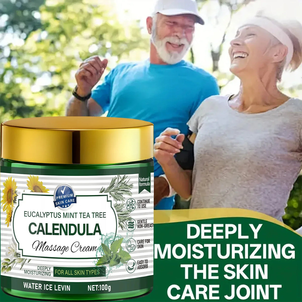 Eucalyptus Mint Massage Cream | Retinol & Niacinamide Body Cream