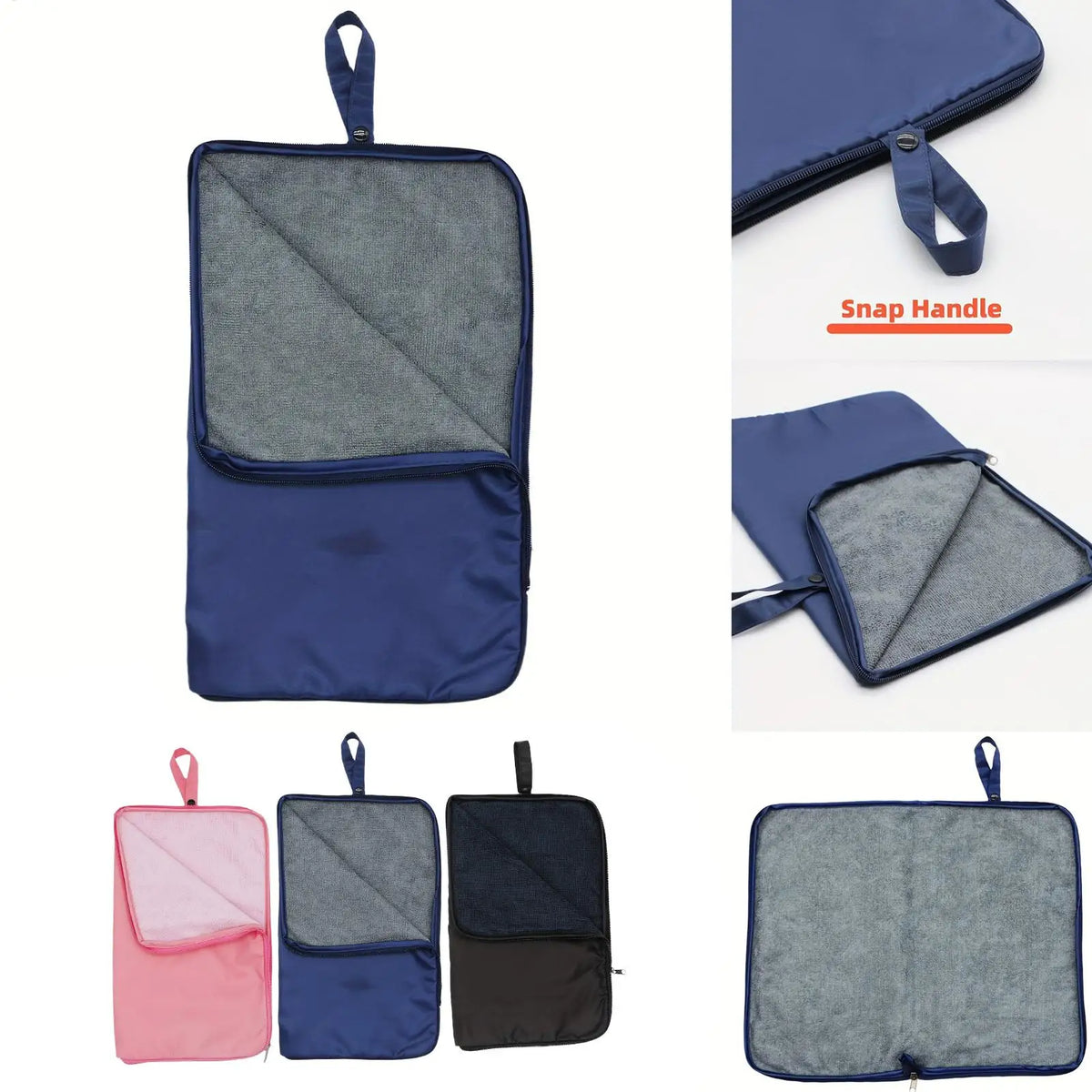Dry Wet Swim Bag with Towel – Leak-Proof Zipper Pouch