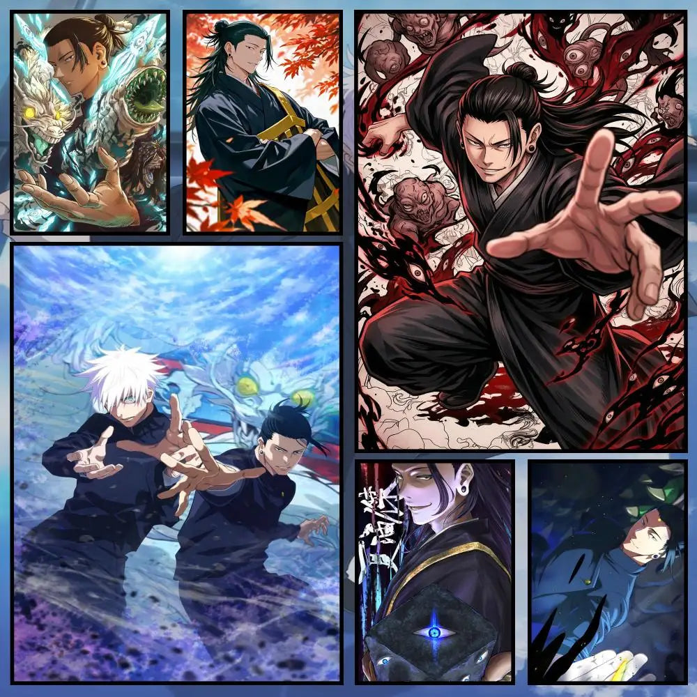 Suguru Geto Anime Poster – Waterproof Self-Adhesive Wall Art