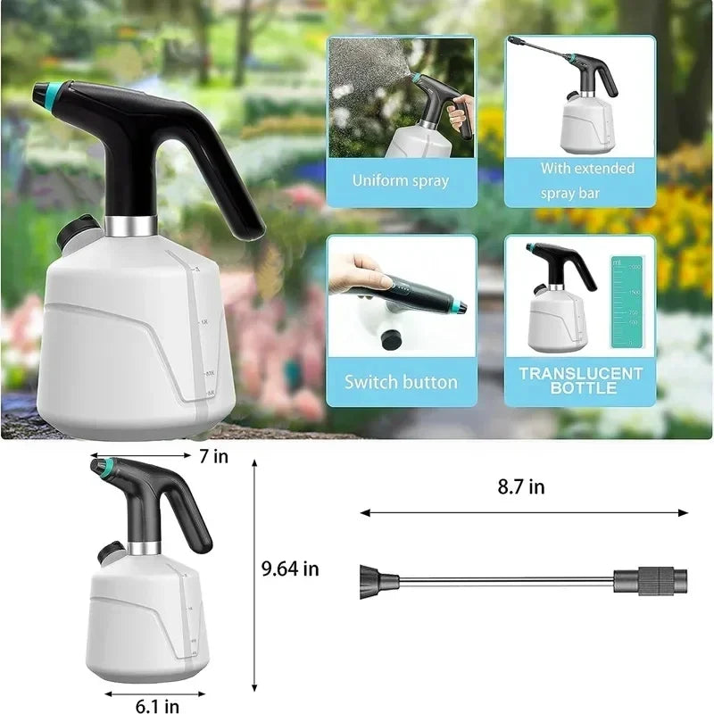2L Electric Garden Sprayer – Rechargeable Portable Pump Can