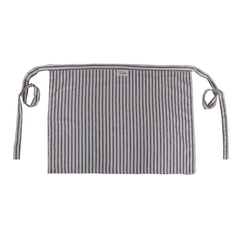 Art Studios Cotton Stripe Apron Anti Fouling Elegant Cooking Half