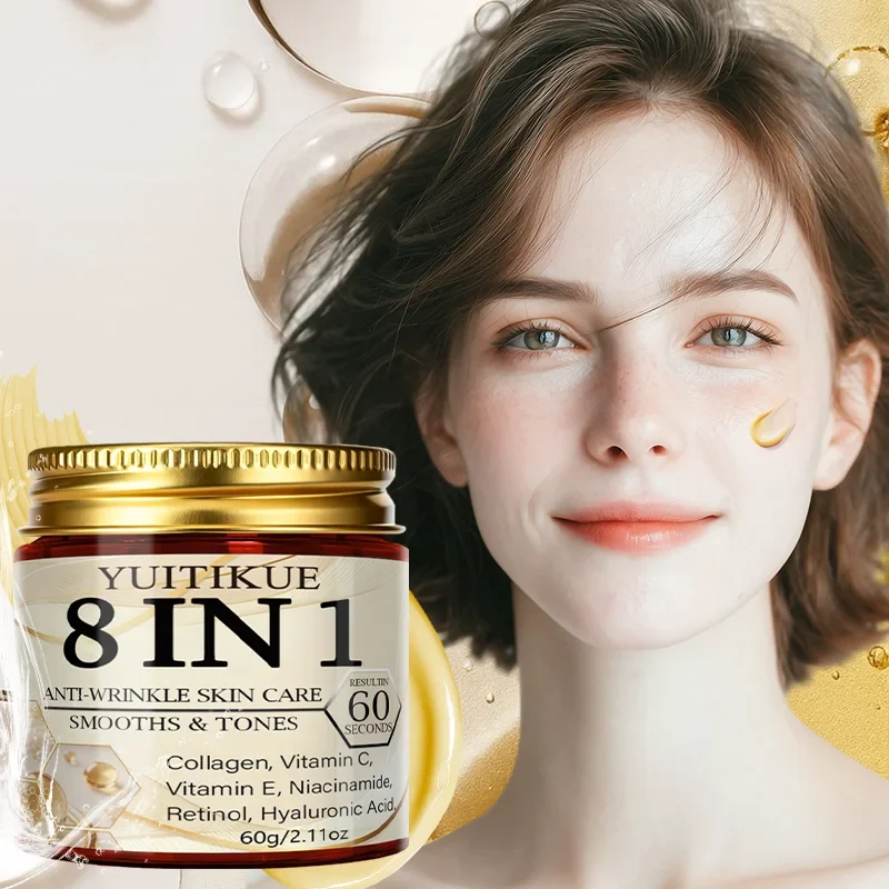 YUITIKUE 8-in-1 Face Cream – Collagen, Retinol & Hyaluronic Acid