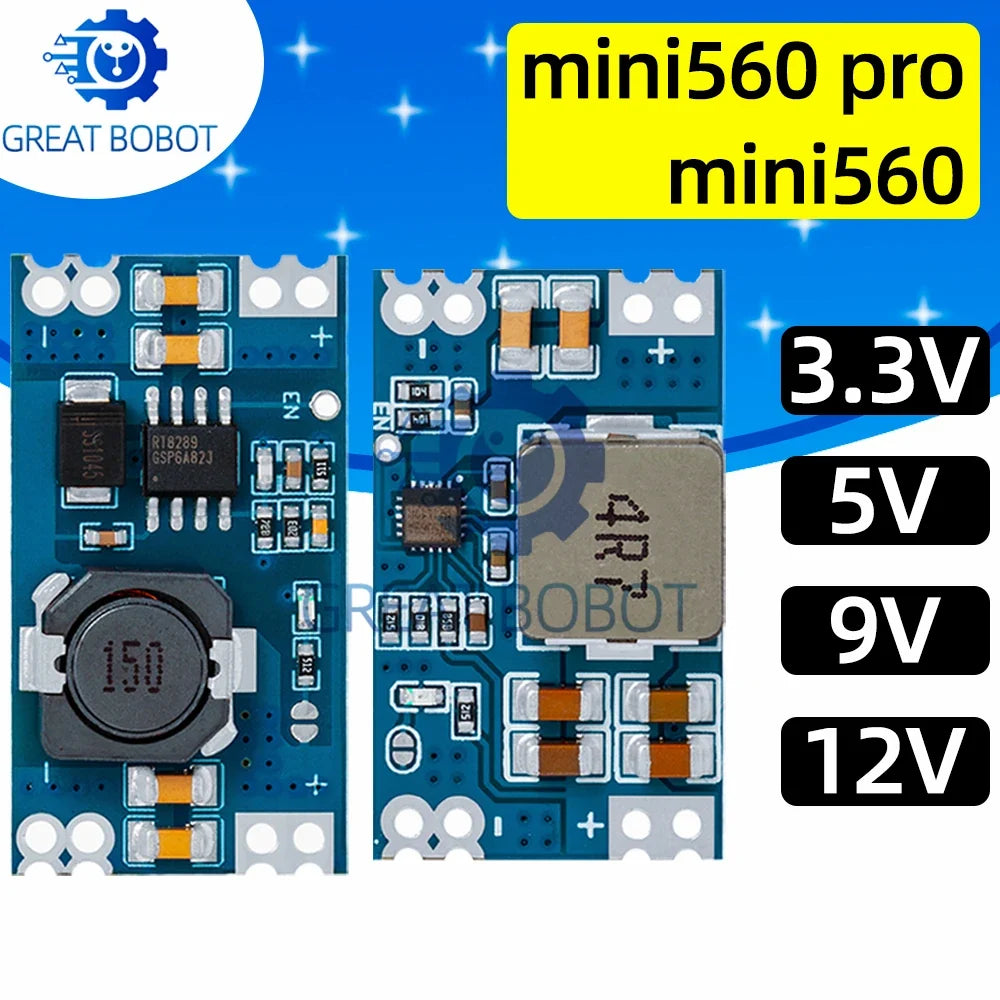 Mini560 5A DC-DC Buck Converter – Step Down Voltage Regulator