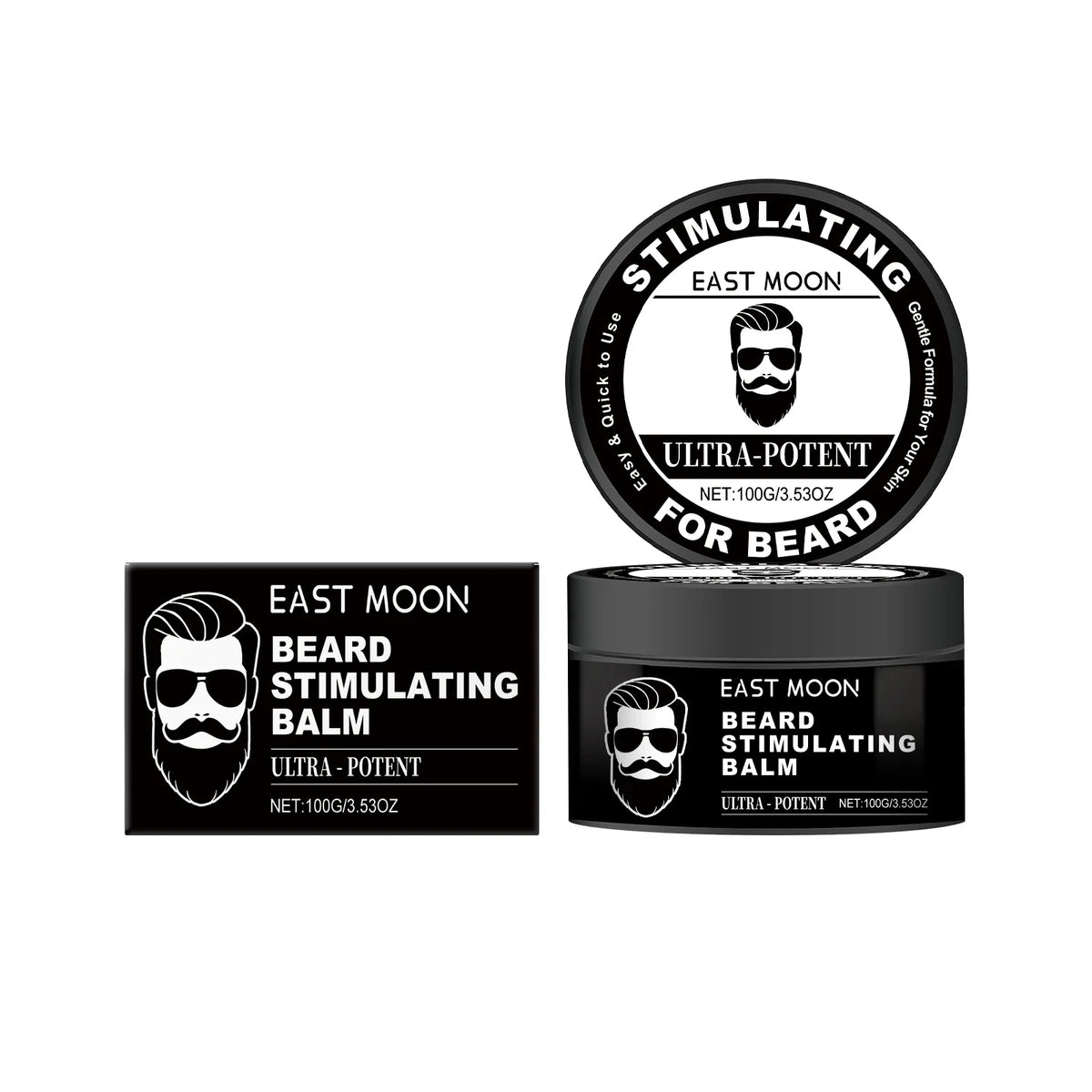 East Moon Beard Balm – Softens, Nourishes & Soothes Skin