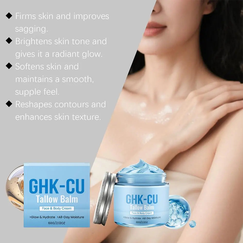 GHK-Cu Copper Peptide Blue Cream – Collagen & Hydration