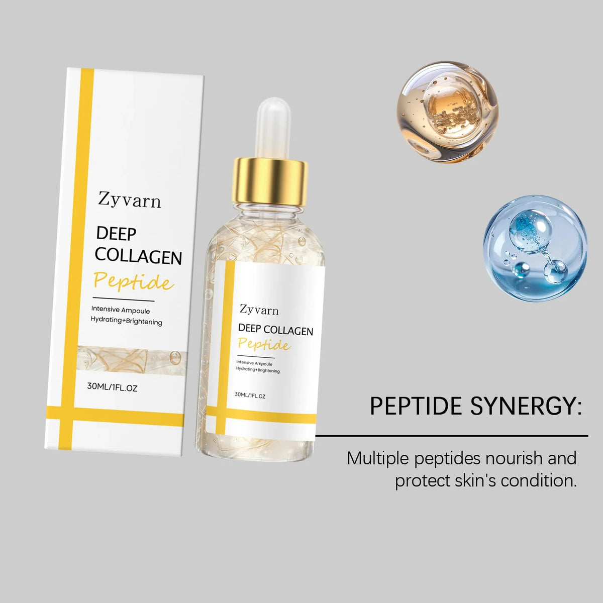 ZYVARN Silk Peptide Collagen Lifting Serum – Anti-Wrinkle