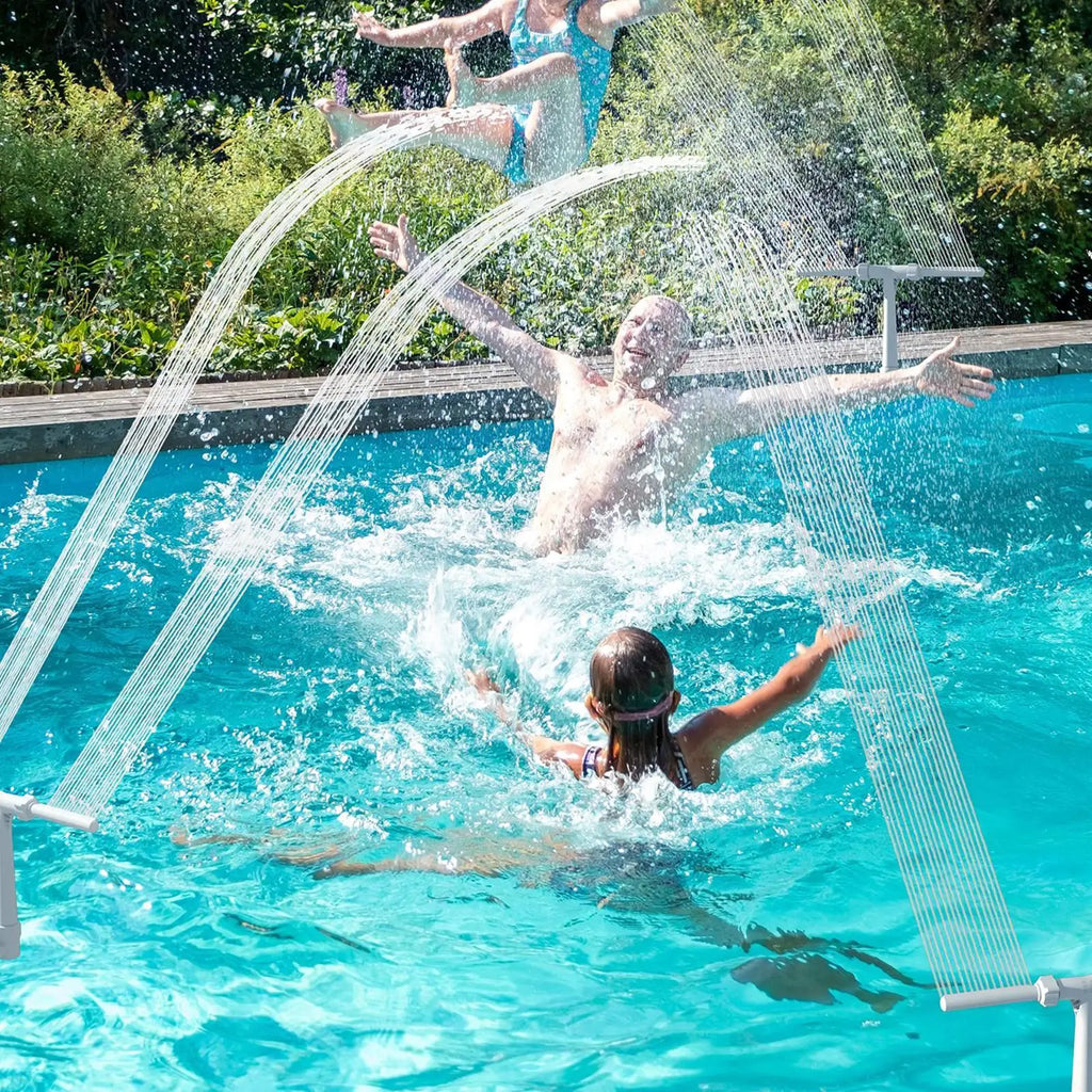 Dualspray Water Fountain Swimming Pool Adjustable Waterfall Sprinkler