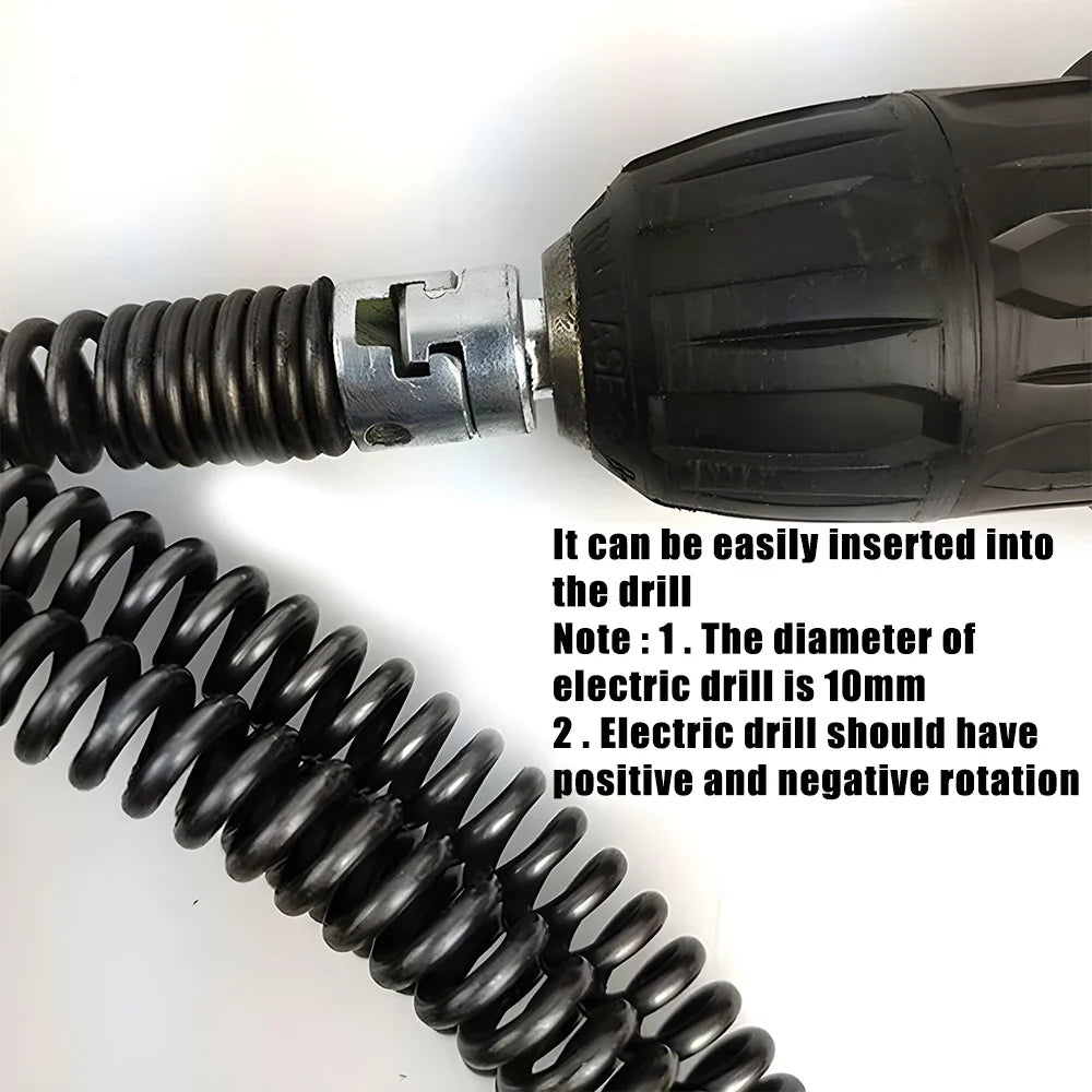 Spring Drain Cleaner Pipe Dredging Tool – 1M 2M 3M