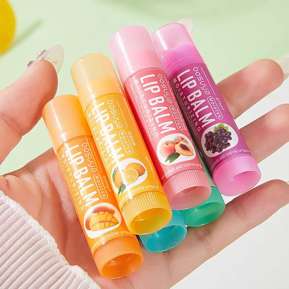 24-Pack Fruit Lip Balm Set – Honey, Grape & Avocado Moisturizing