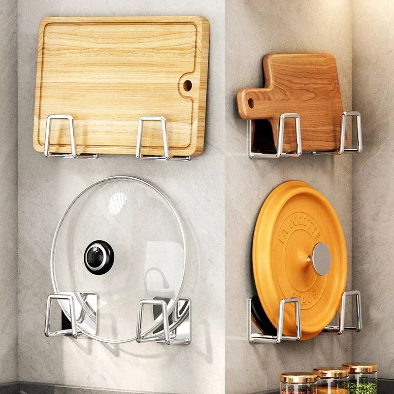 Stainless Steel No-Drill Sponge Holder & Sink Organizer