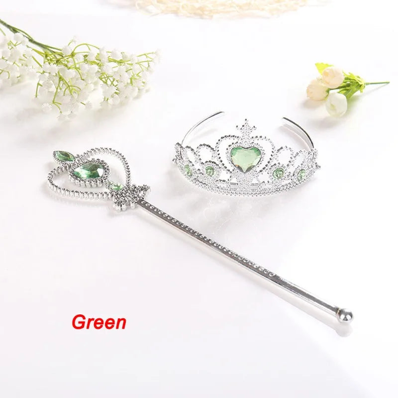 Sweet Princess Tiara Crown Headband Girls Rapunzel Elsa Cosplay Hair