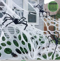 Large Stretchable Halloween Spider Web Cobweb Decoration Set