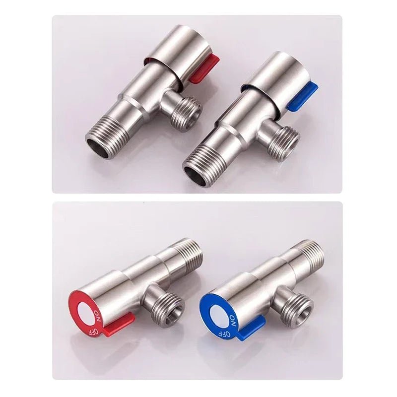 Stainless Steel Cold Inlet Valve Toilet Filling Angle Valves Sink