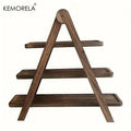 3-Tier Wooden Serving Tray – Rectangle Cupcake & Party Stand