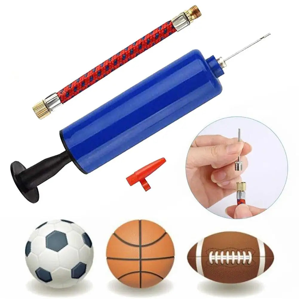 Mini Hand Ball Pump Kit – 7 Needles for Soccer & Basketball