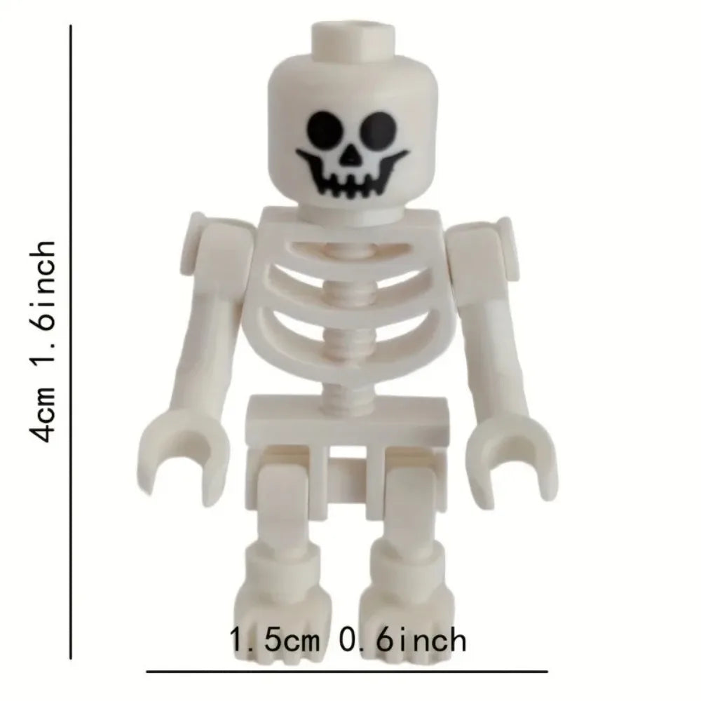 Skeleton Soldier Mini Building Block Figures | Halloween Ninja