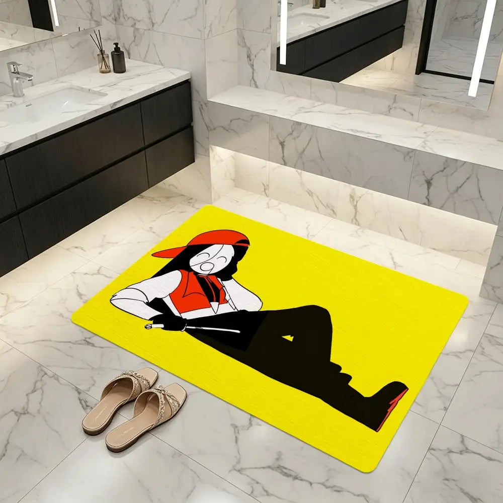 Diatomite Bath Mat – Quick Dry, Non-Slip & Absorbent Floor Mat