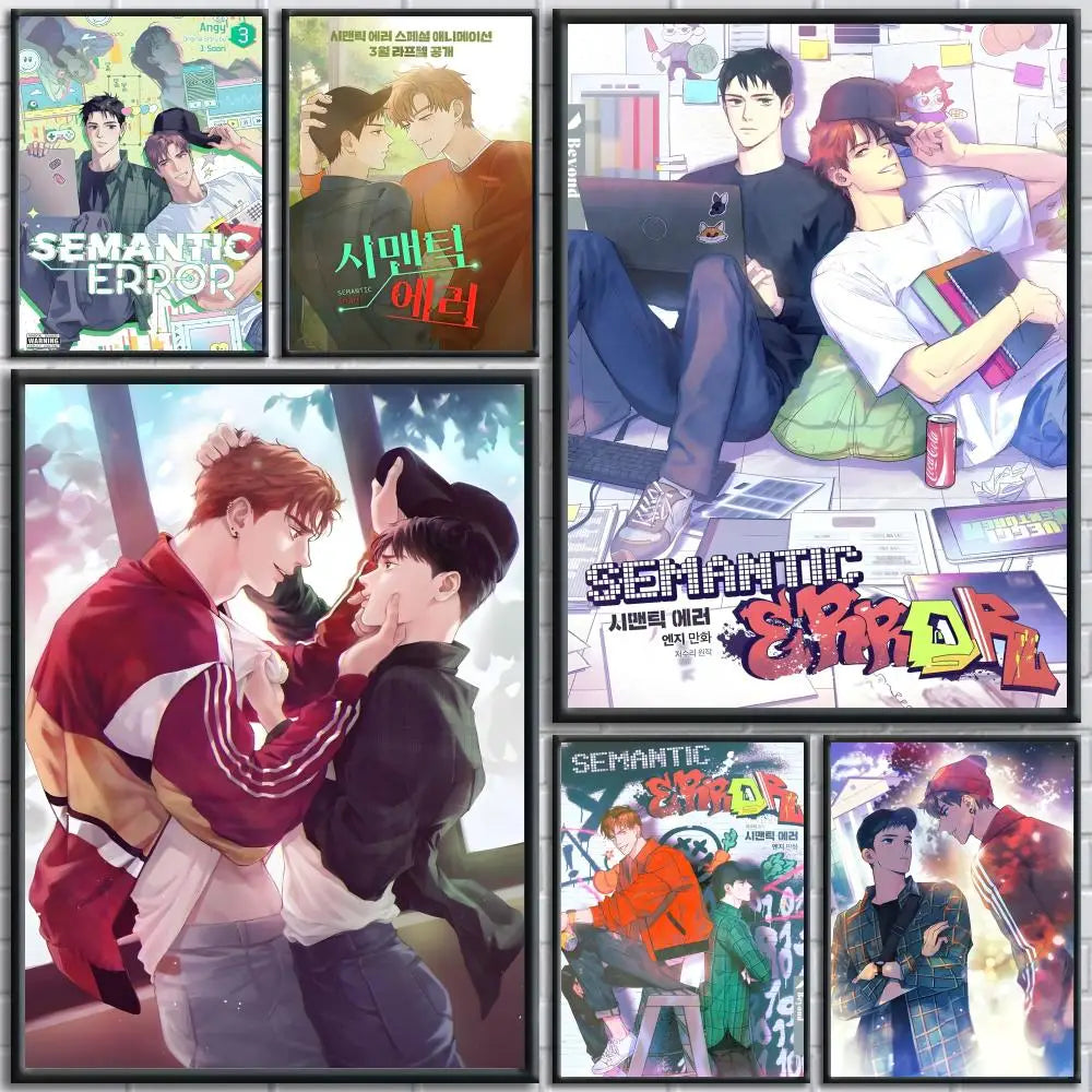 Semantic Error Jaeyoung & Sangwoo HD Waterproof Anime Poster