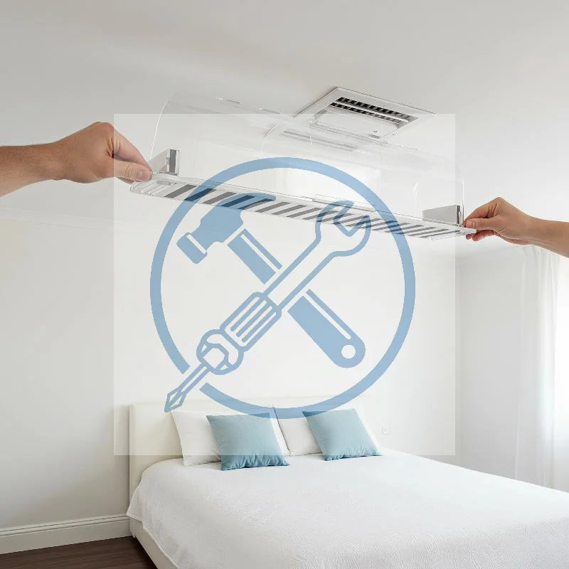 Adjustable AC Air Vent Deflector – Clear Acrylic Airflow Redirect
