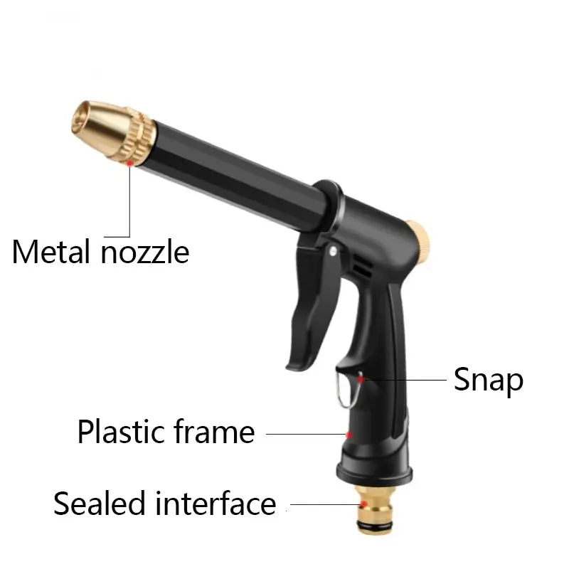 Portable High-Pressure Water Gun – Car Wash & Garden Hose Nozzle
