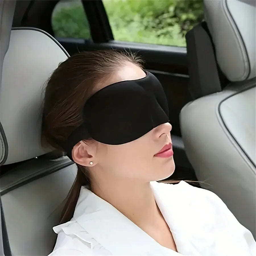 Smooth Natural Sleep Mask – Adjustable, Unisex, Travel Ready