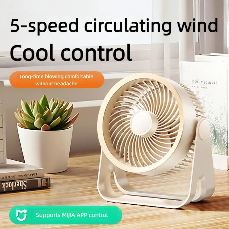 Wireless Portable Electric Fan – Desktop, Wall & Ceiling Use