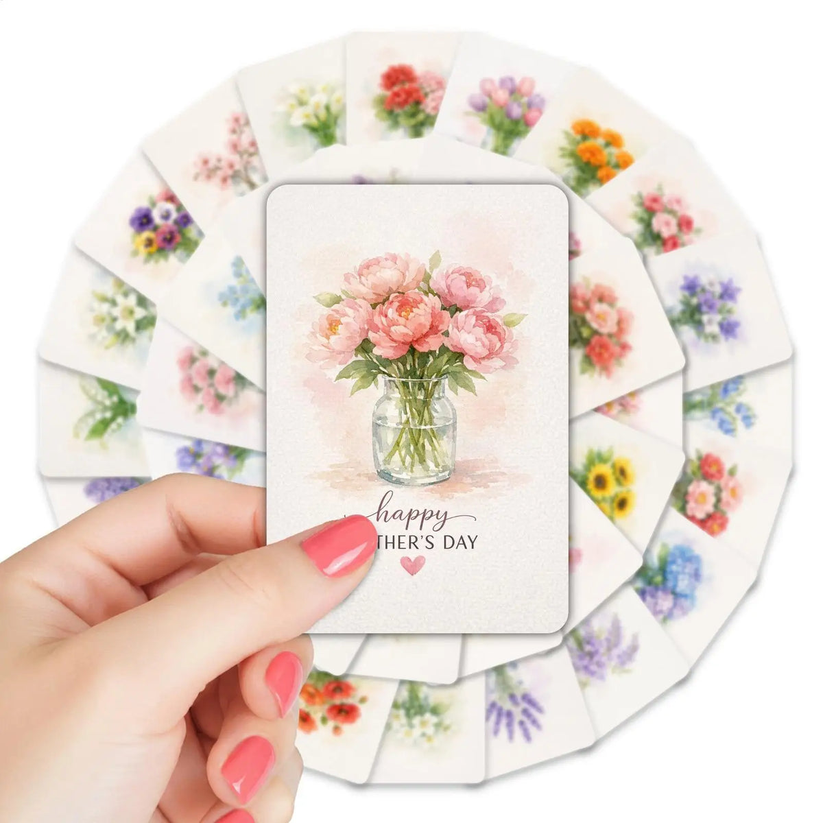 36-Pack Floral Greeting Cards – Birthday, Thank You & Festivals