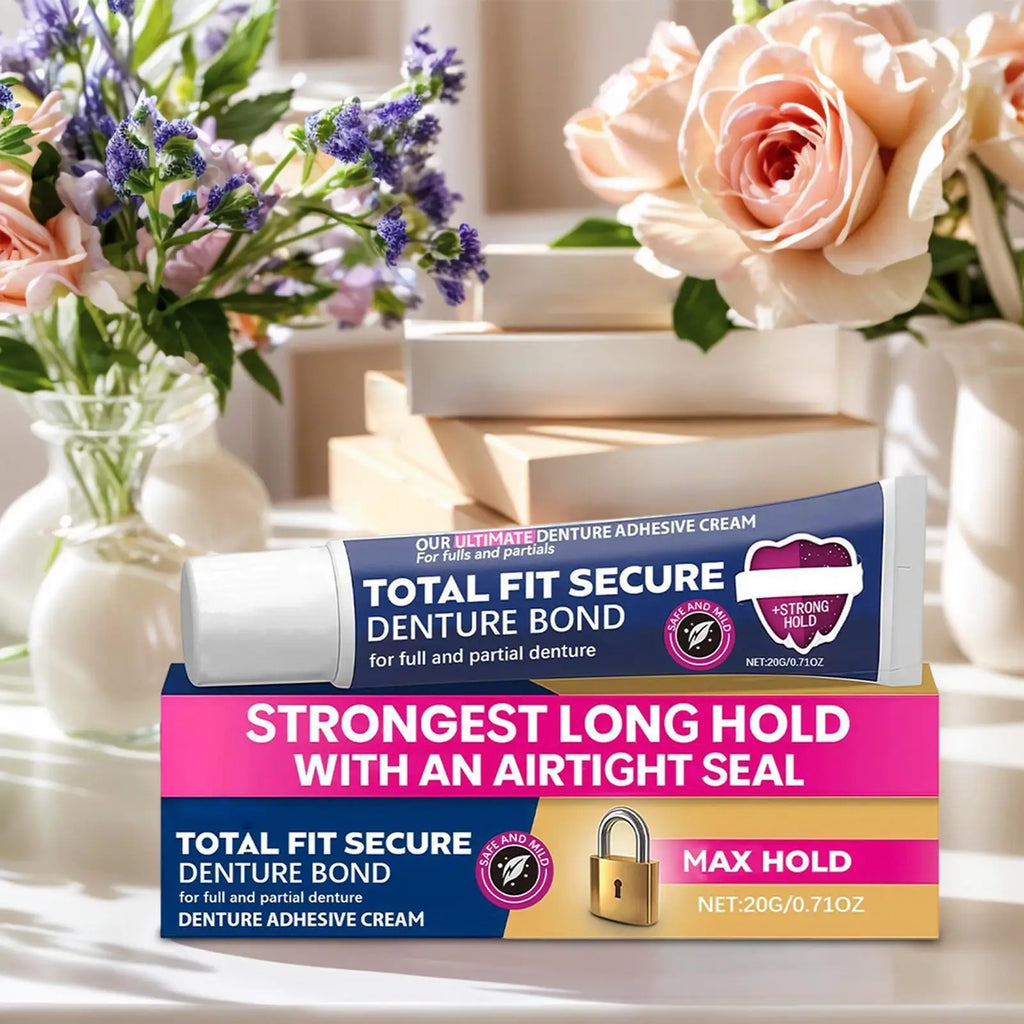 Denture Adhesive Cream – Long-Hold Secure Fit for Partials