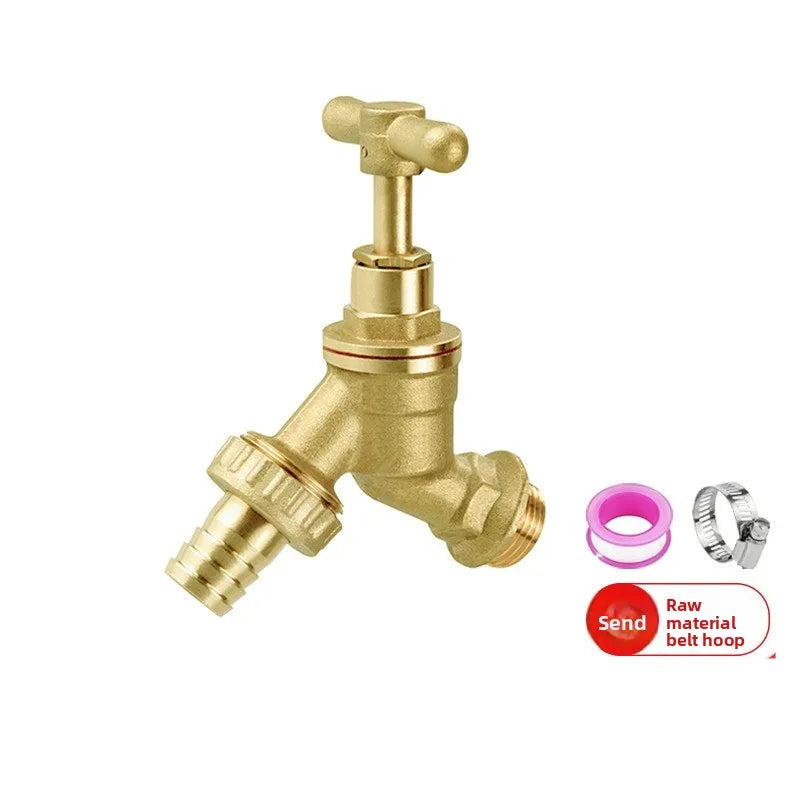 Copper Quick-Connect Faucet & Garden Hose Thread Connector
