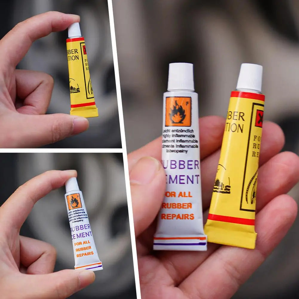 Tire Puncture Repair Glue – Bike, Motorcycle & Car 5/20 Pack
