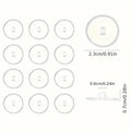 Mini Transparent Ceiling Hook Self-adhesive Easy Install Traceless
