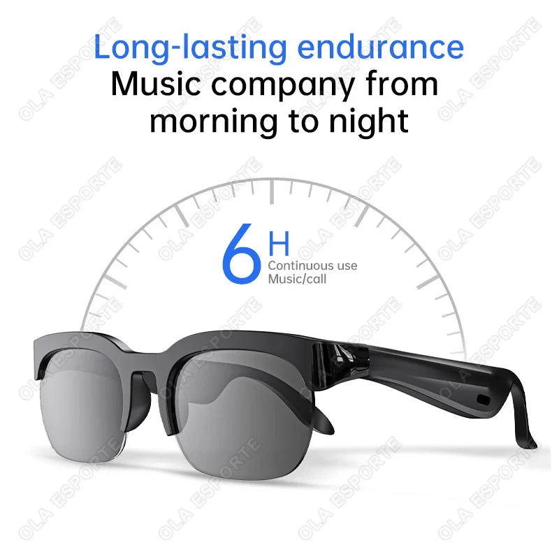 AI Smart Sunglasses – Bluetooth, Translation & Music