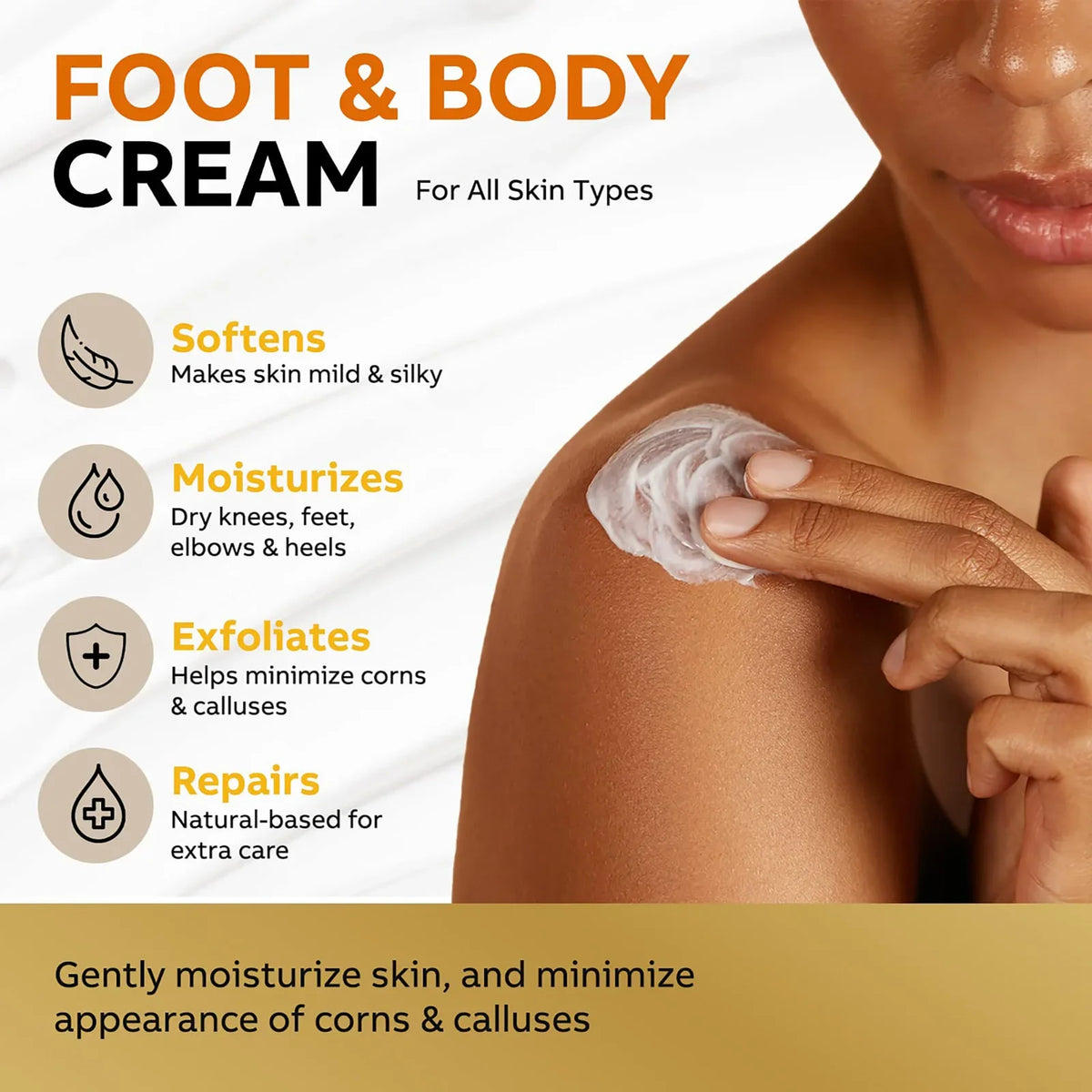 Urea Cream 40 Percent Feet Foot Dry Cracked Heels Knees Elbows Repair