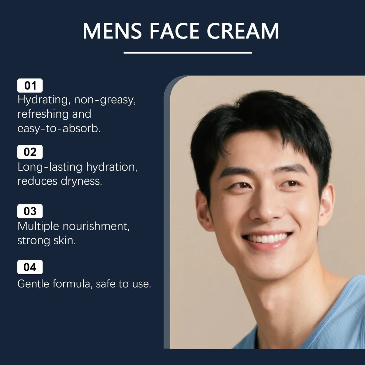 East Moon Men's Deep Moisturizing Face Cream – Aftershave & Eye