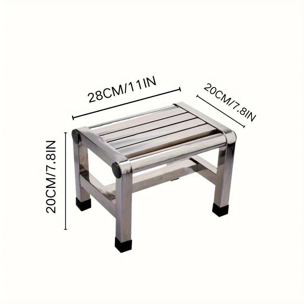 Heavy Duty Stainless Steel Step Stool – Camping & Beach