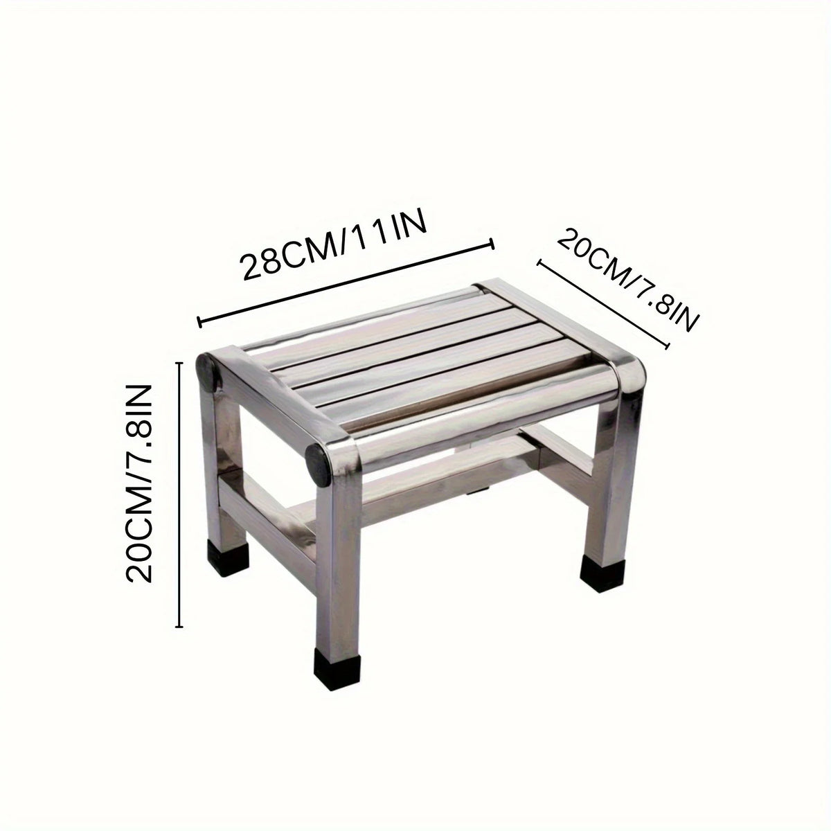 Heavy Duty Stainless Steel Step Stool – Camping & Beach