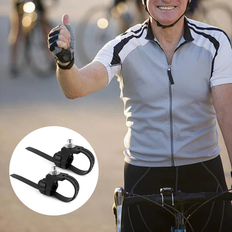 Bike Fork Clamp Mounting Brackets – Adjustable Mudguard (2pc)