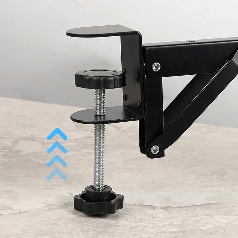 L-Shaped Foldable Desk Extension Bracket – Punch-Free Shelf