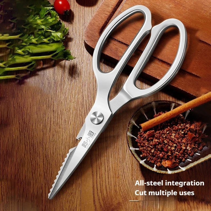 All-Steel Kitchen Scissors – Multi-Purpose Bone & Veggie Shears