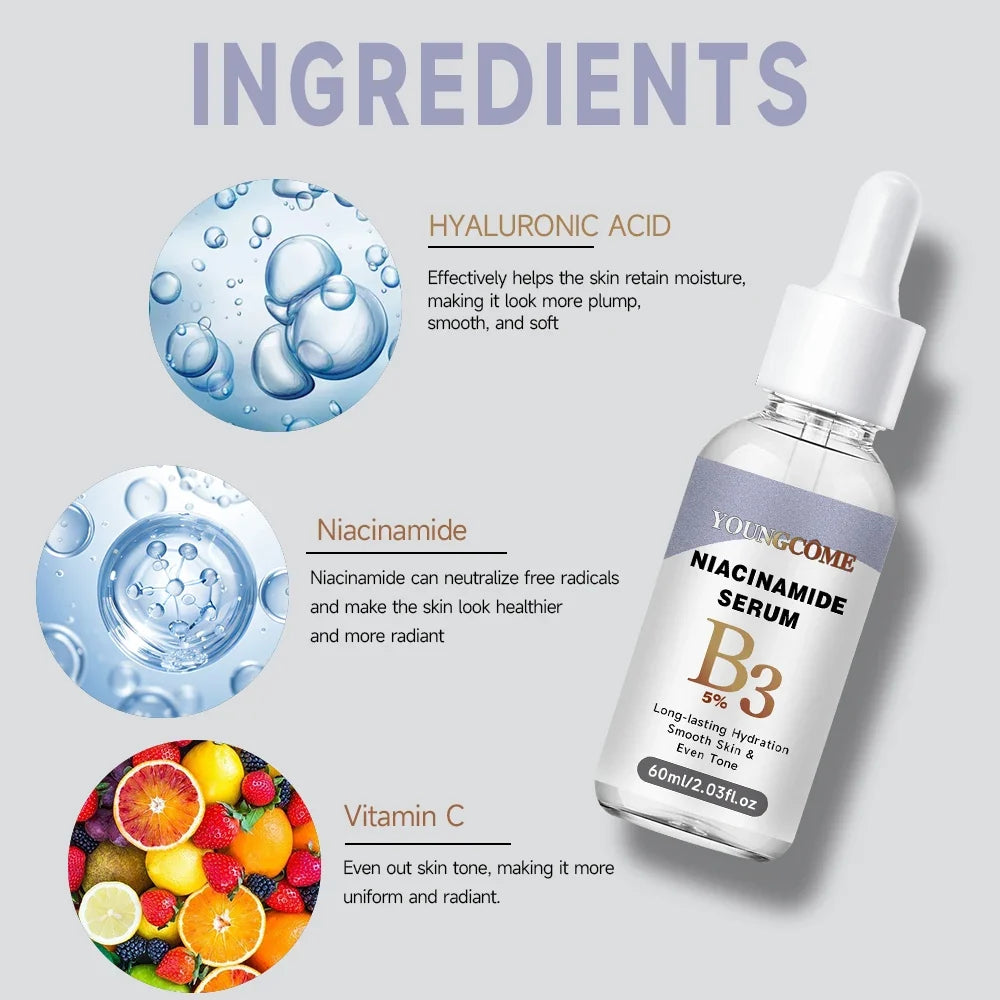 YOUNGCOME Niacinamide Serum Vitamin B3 Skin Elasticity Anti Wrinkle