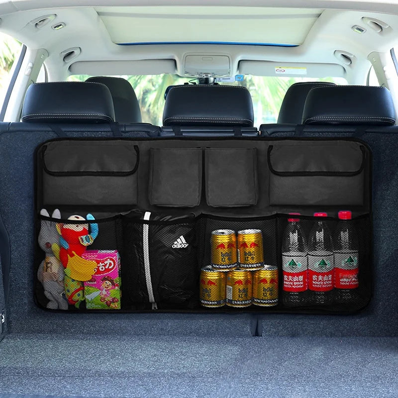 Oxford Cloth Car Trunk Organizer – Rear Seat Hanging Storage Bag